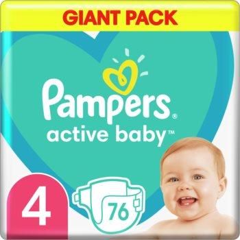 pampers active baby dry pieluchy rozmiar 4 76 szt