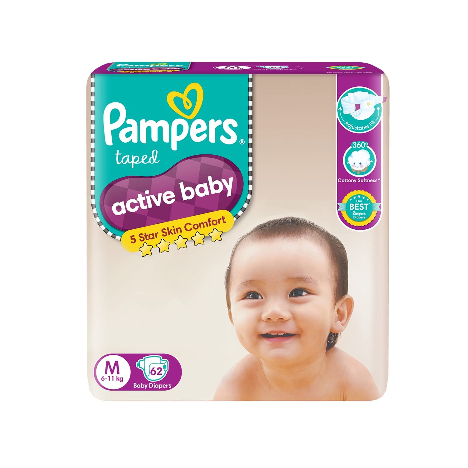 pampers medium