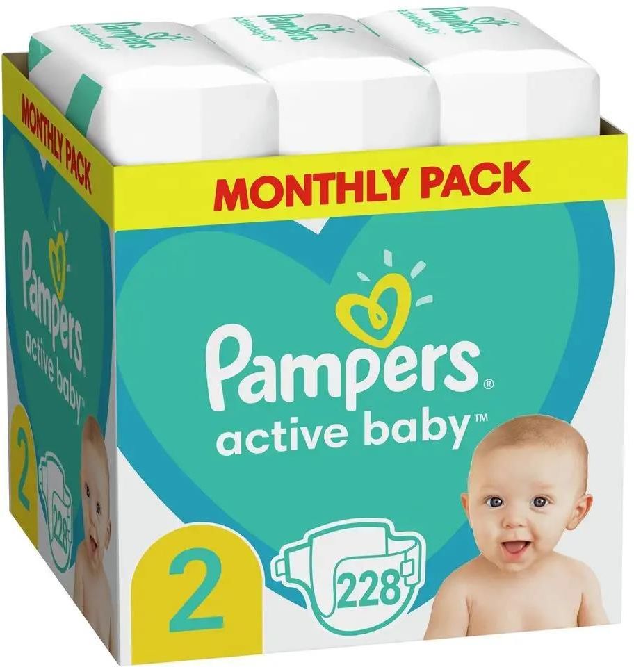 pampers 2 228 sztuk