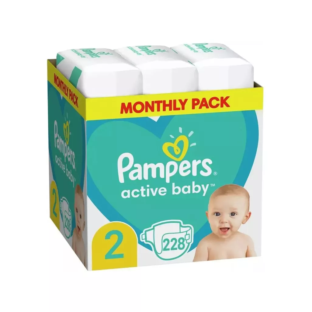 pieluchy pampers active baby-dry 2