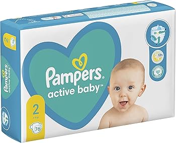 pampers active baby 2 80 sztuk