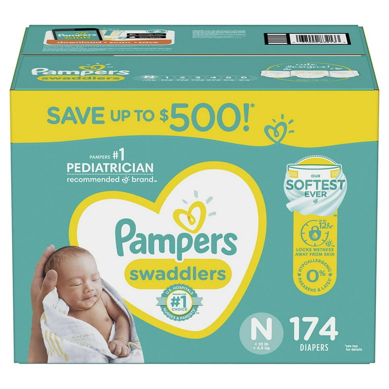 pampers 4 174 pieces