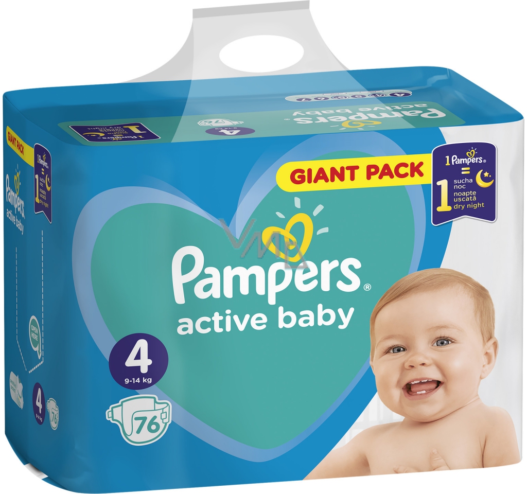 pampers avtice baby 4