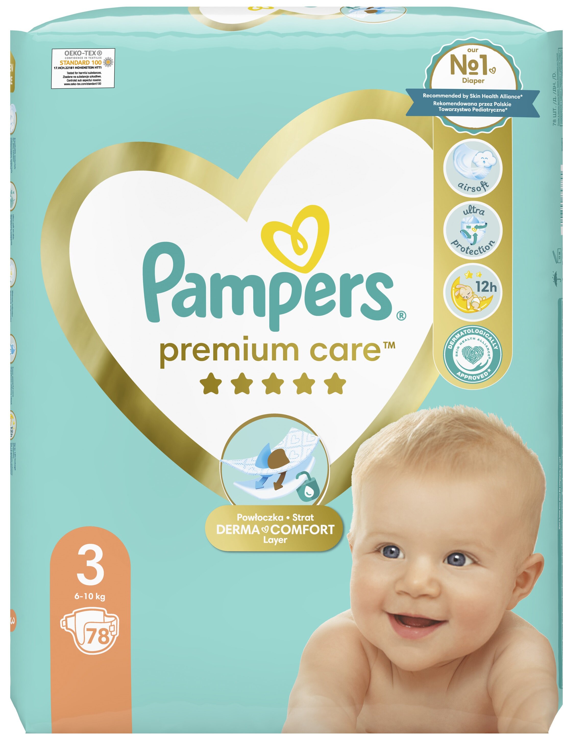 pampers premium care 3 po ile pakowane