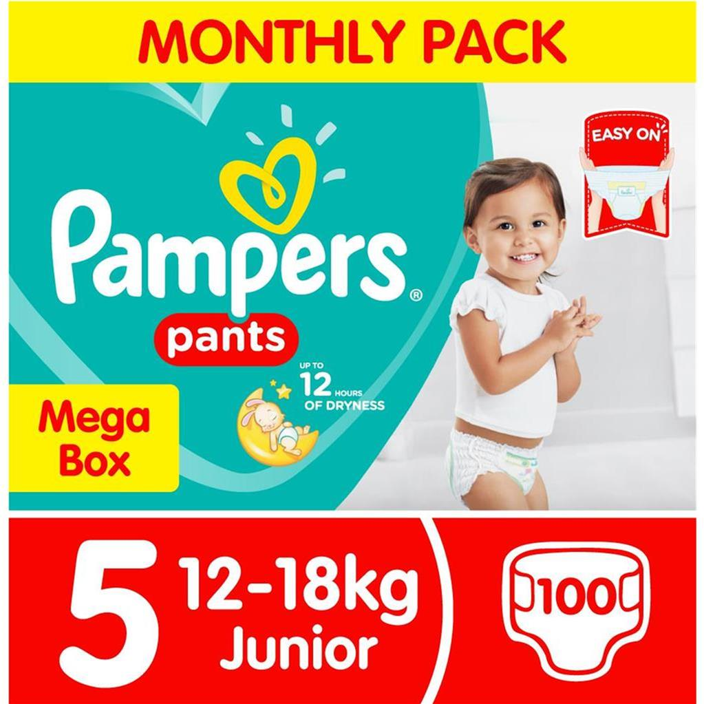 pampers 5 active baby dry 100