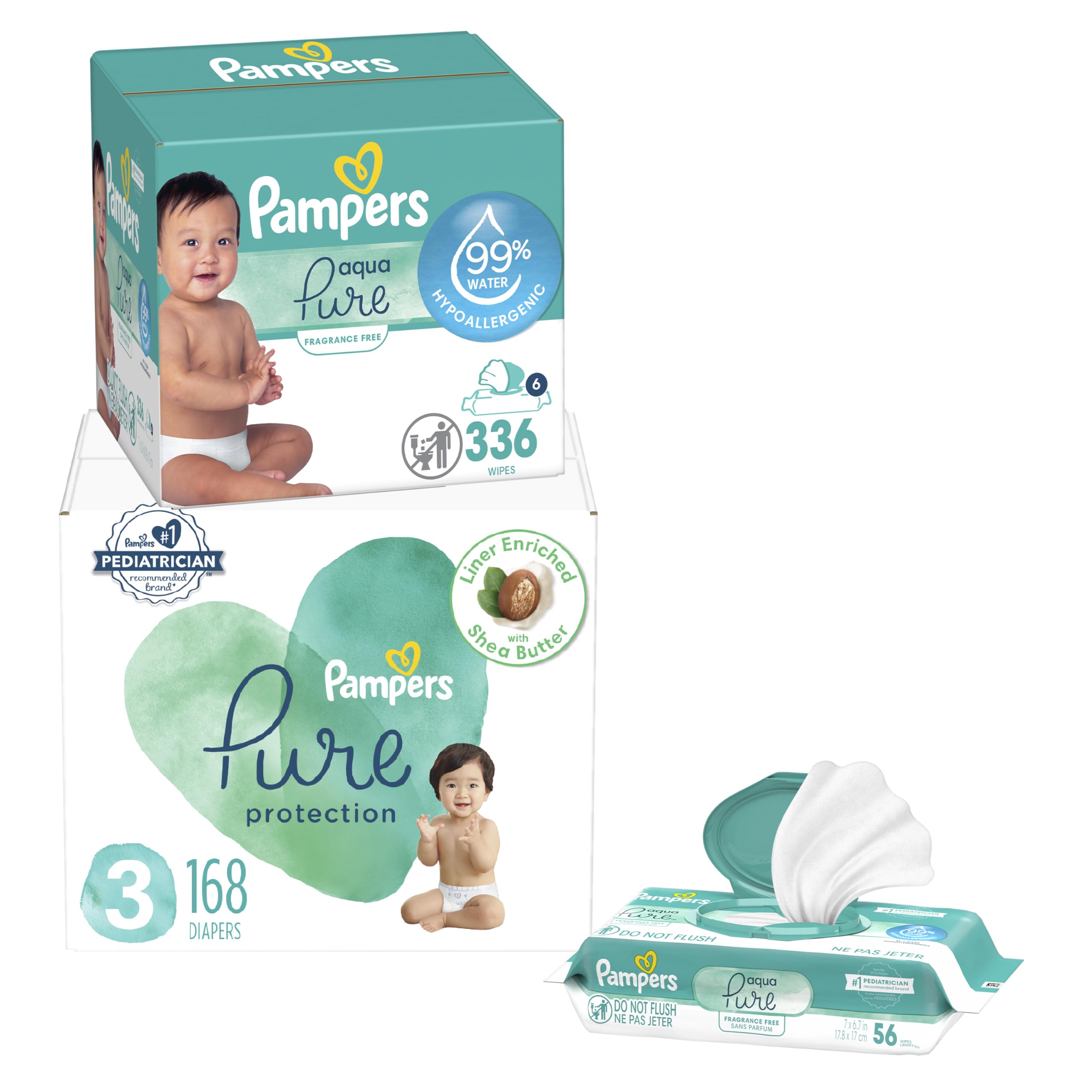 pieluchy pampes aqua pure 3