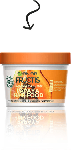 garnier fructis papaya hair food maska do włosów zniszczonych rossman