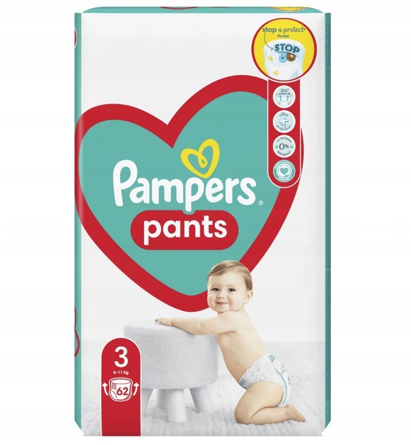 pampers pieluchomajtki midi