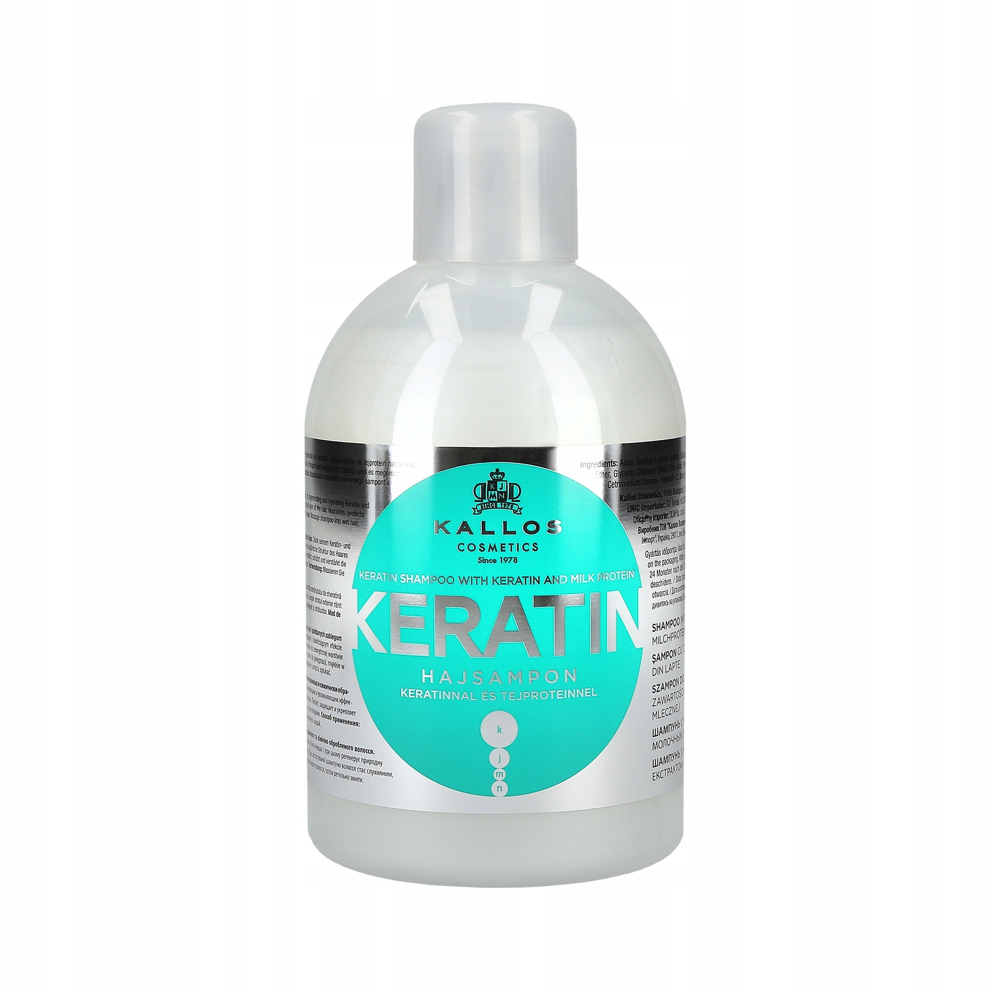 kallos cosmetics keratin szampon skład