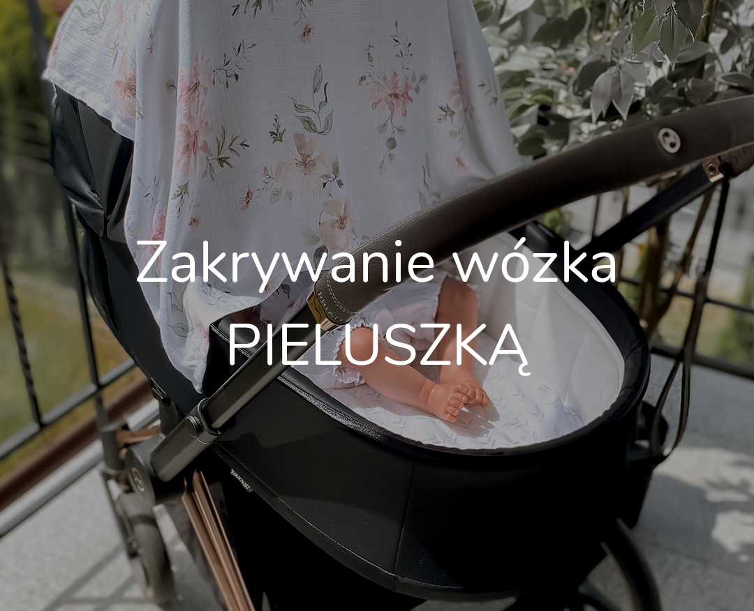 plakat o zakładaniu pieluchy na.wozek