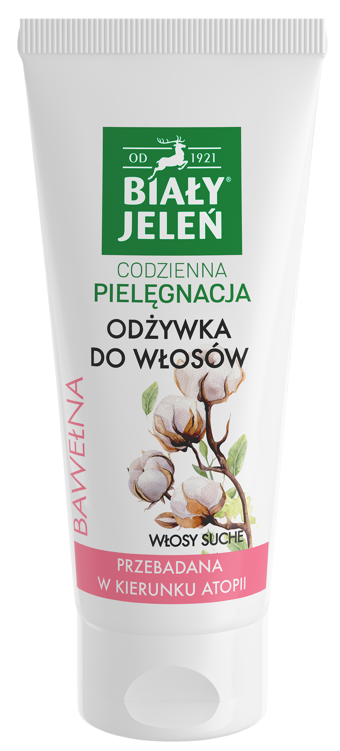 odżywka do włosów suchych biały jeleń