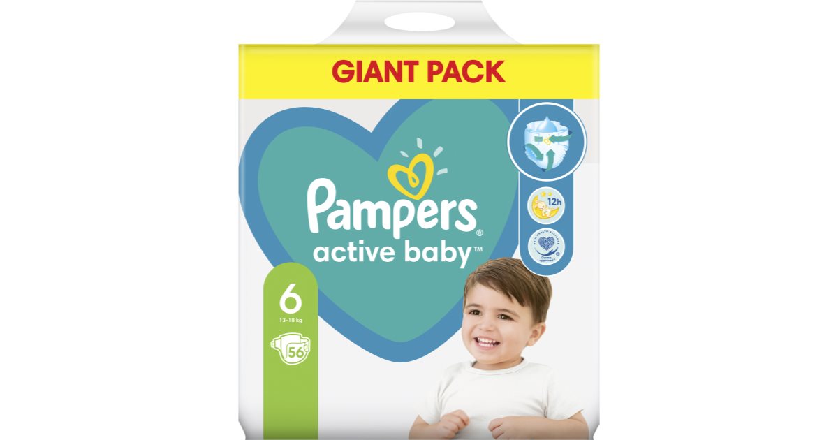 pampers active baby 6 56 sztuk cena