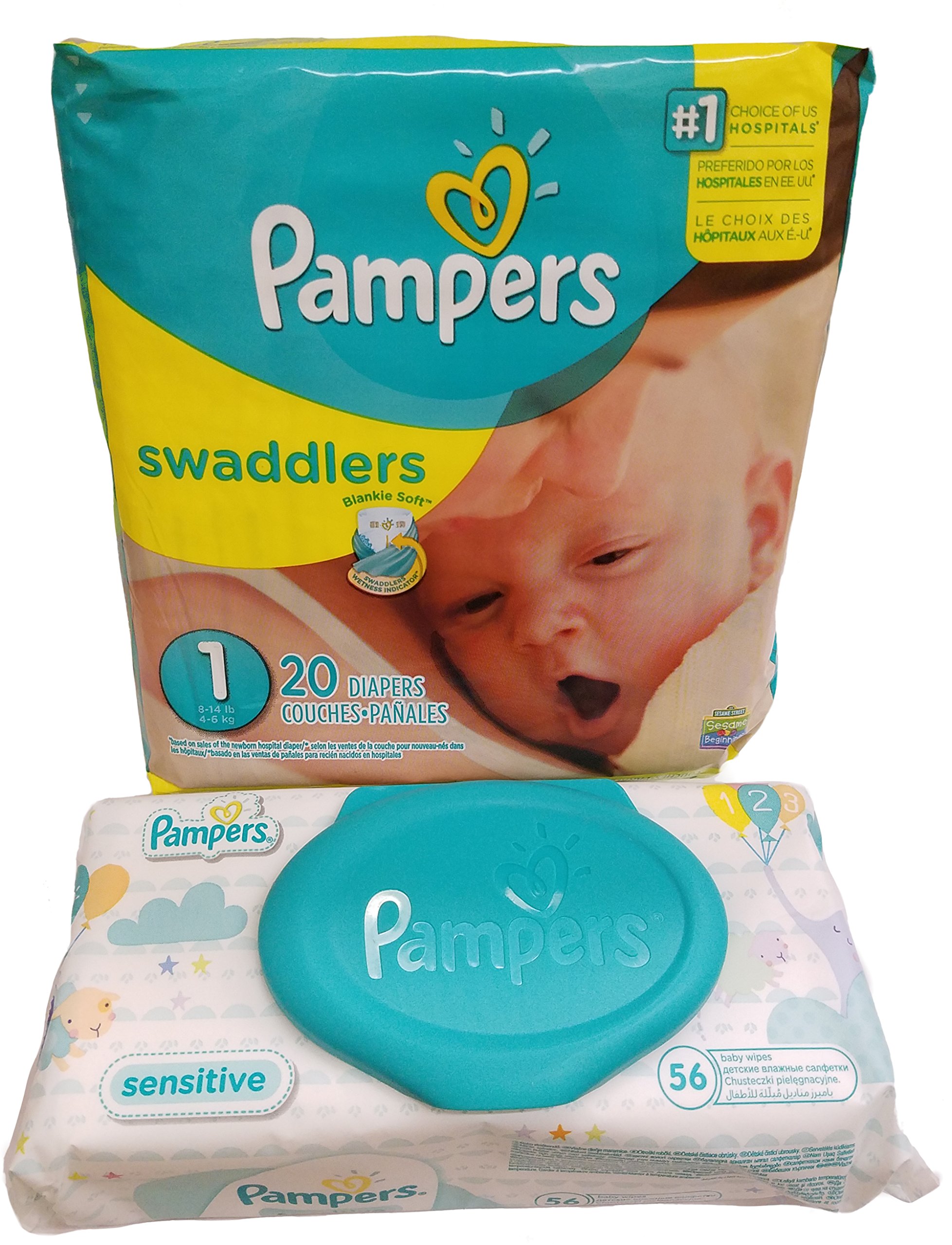 20 6 pampers chusteczki