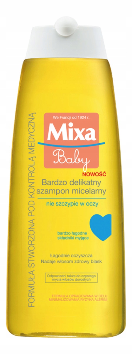 mixa baby szampon micelarny 250 ml sklad