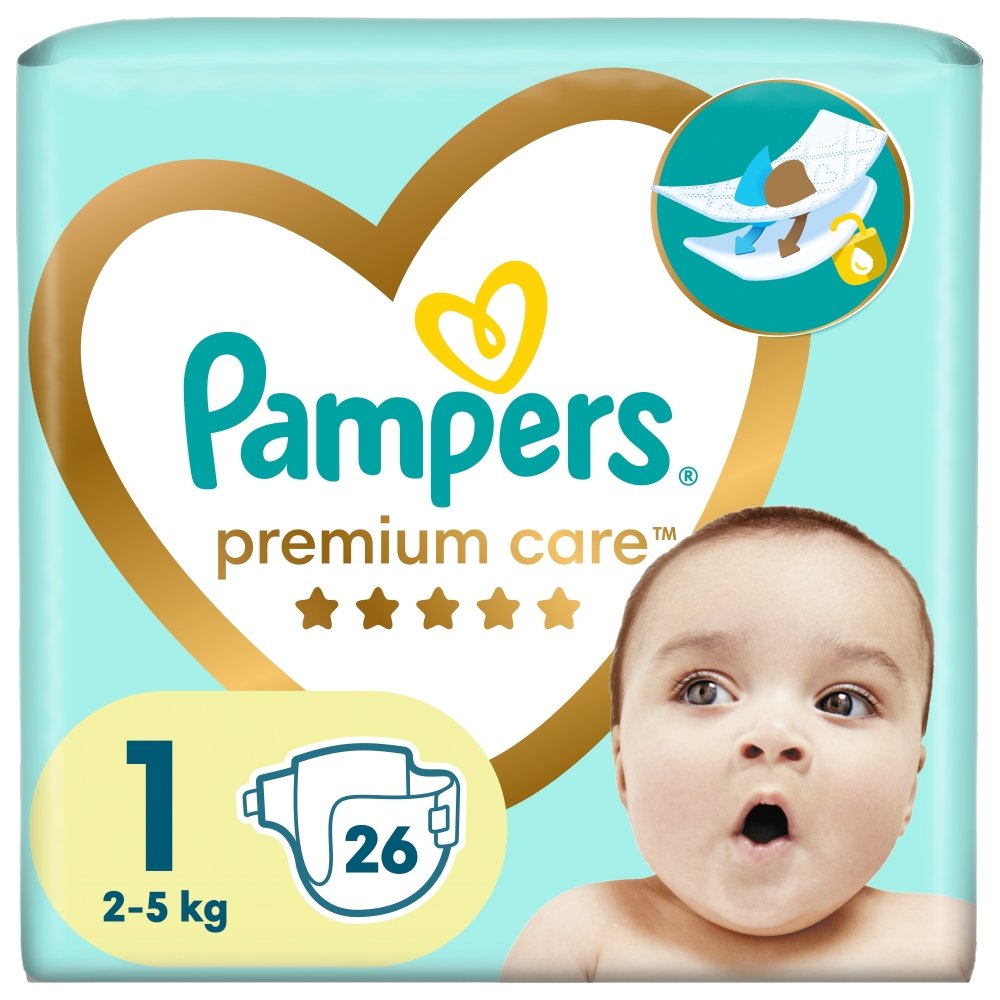 pieluszki pampers premium care newborn 2-5kg 88 szt cena