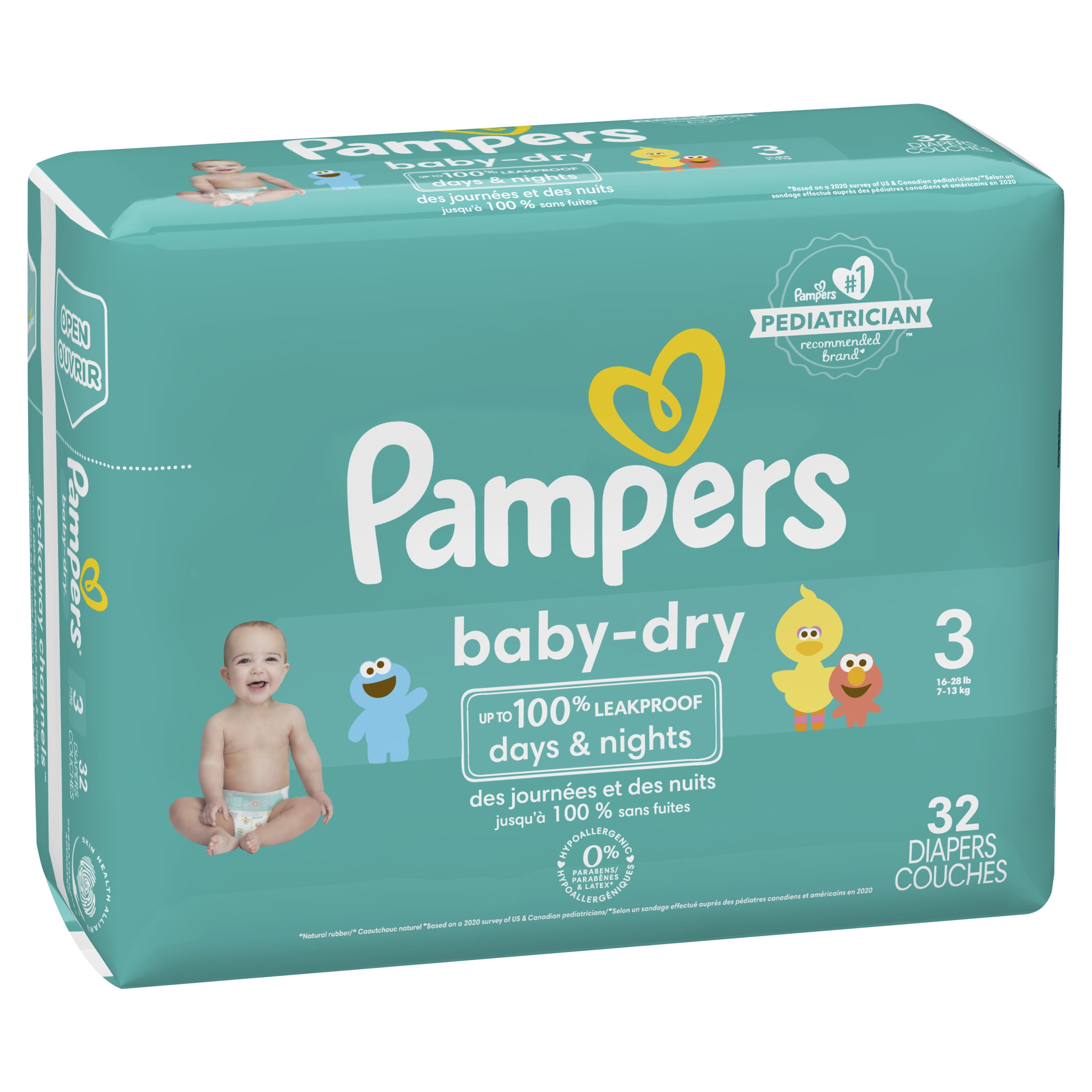 pampers mega pack size 3