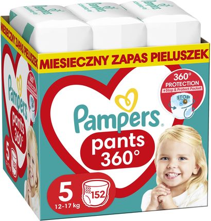 pampers pants pieluchomajtki rozmiar 5 12-17 kg junior 22 szt