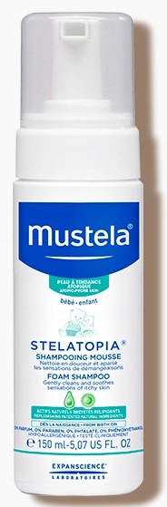 mustela stelatopia szampon w piance 150 ml