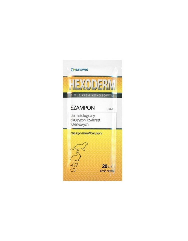 hexoderm szampon dla gryzoni 20ml uzycie