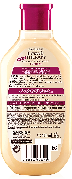 garnier botanic therapy szampon opinia skład