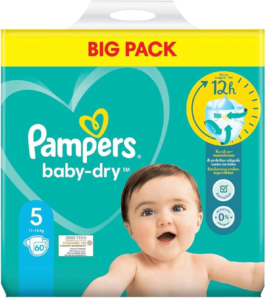 pampers pieluchy rozmiar 5