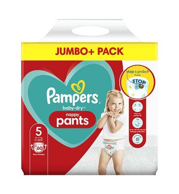 pampers baby dry pants size 5