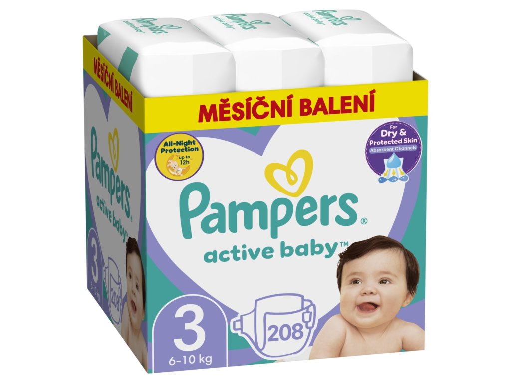 pampers 3 208 ks