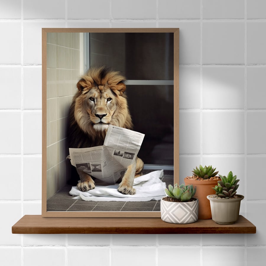 LION BATHROOM