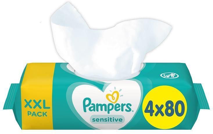 chusteczki pampers sensitive ceneo