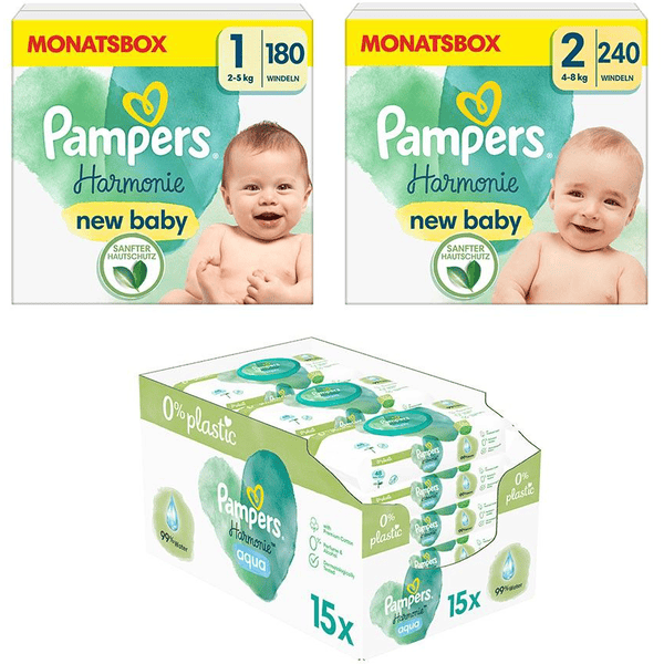 zestaw pampers 1 2