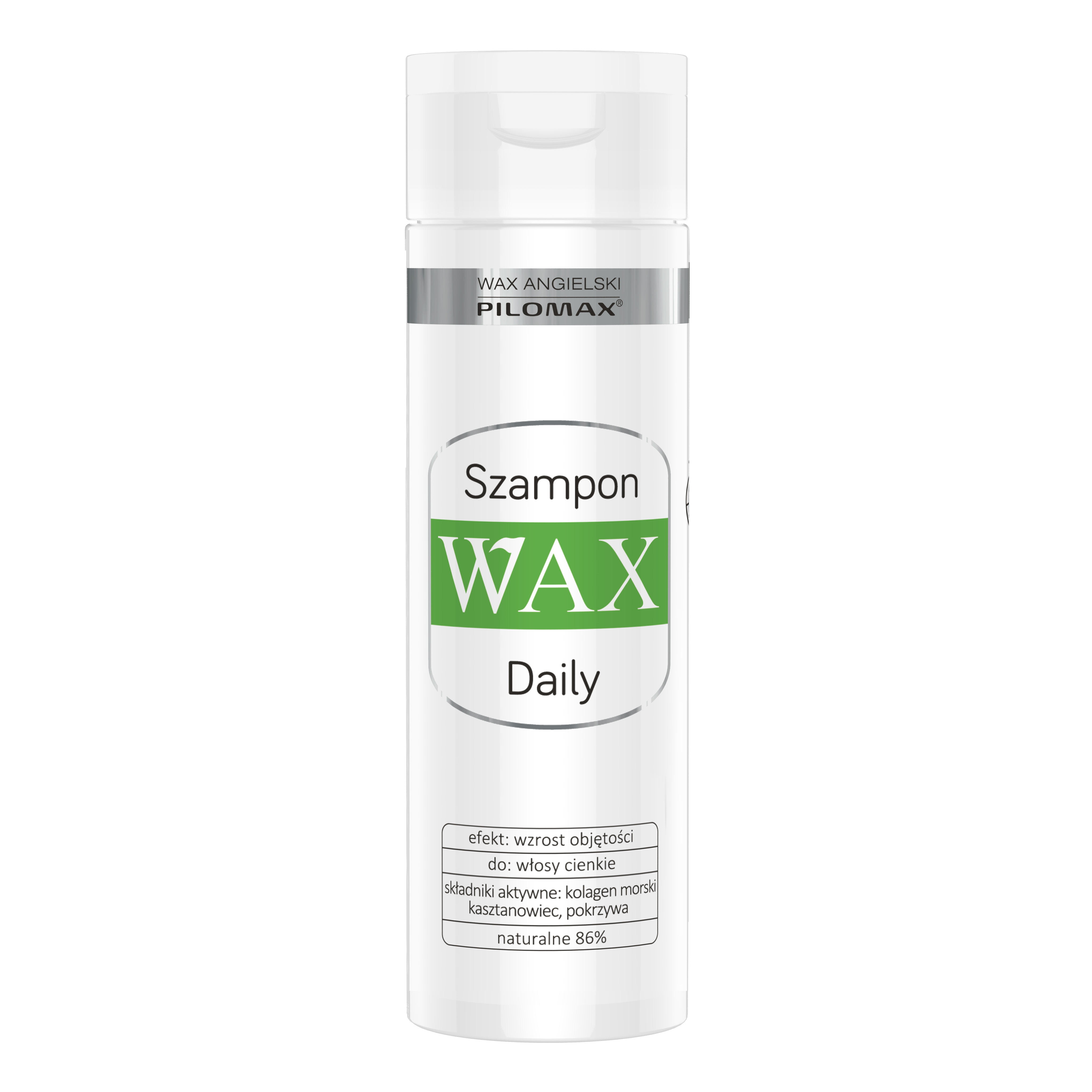 szampon do włosów ciemnych wax daily