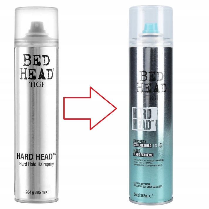 bed head tigi hard head lakier do włosów