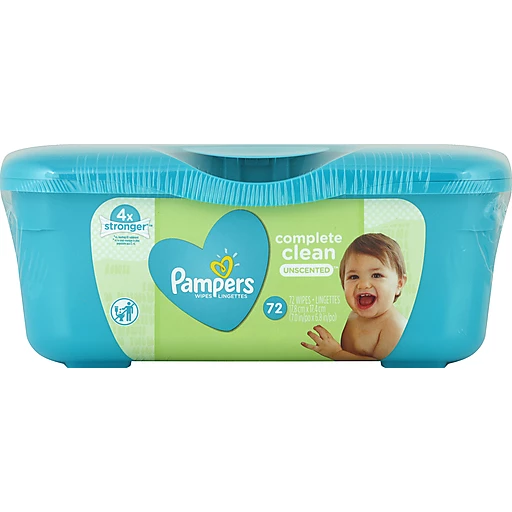 pampers plastic wet wipe box