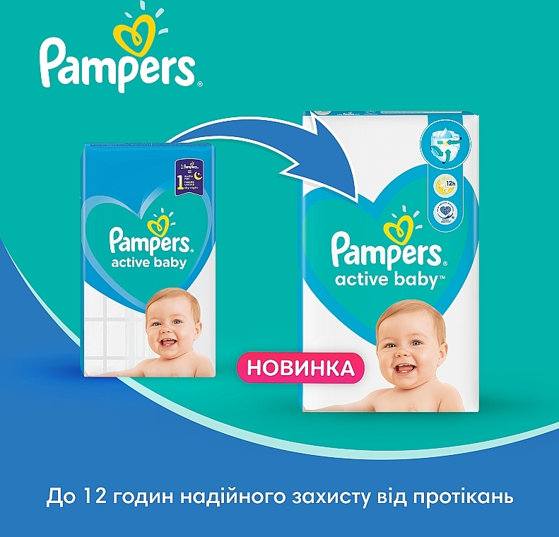 pampers active baby-dry pieluchy rozmiar 4 maxi 8-14kg 174 sztuk