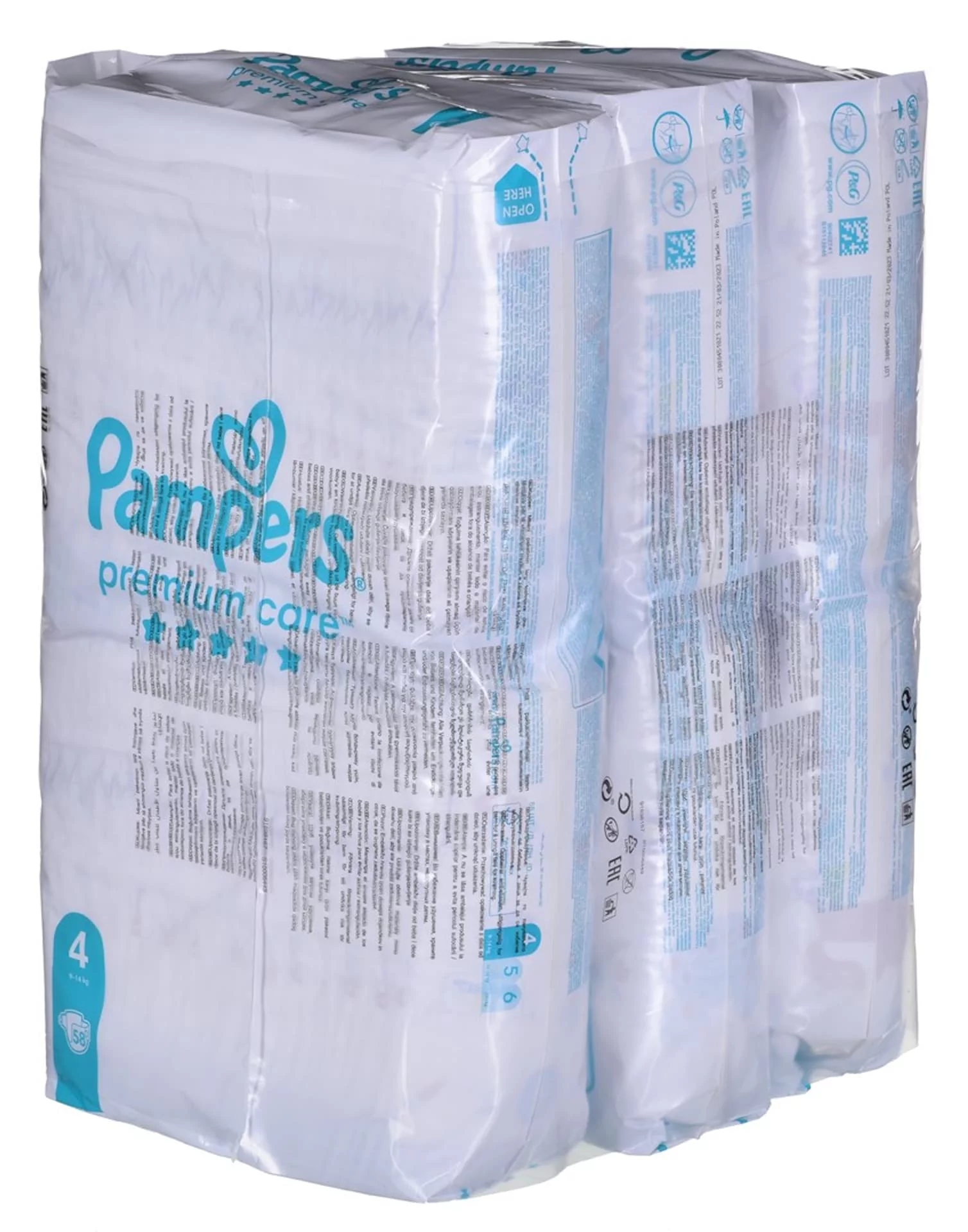 pampers 174szt