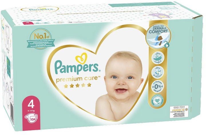 pampers pieluchy premium care 4 maxi 104 szt