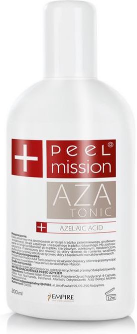 peel mission aza tonic pielęgnacja skóryprzy trądziku kwas azelainowy