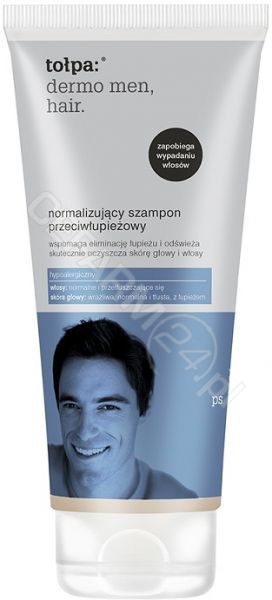 tołpa men hair normalizujący szampon przeciwłupieżowy