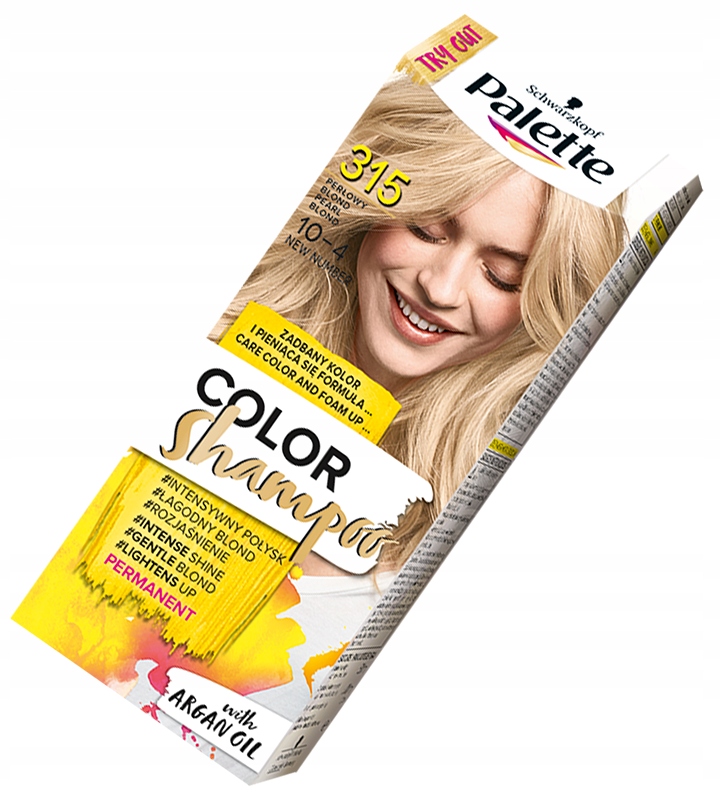 szampon palette perłowy blond