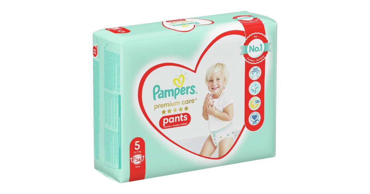 pampers premium care pants 5 34