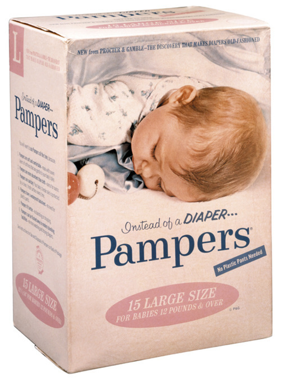 pampers history