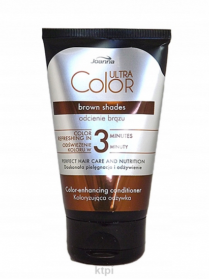 joanna ultra color brown odżywka do włosów koloryzująca