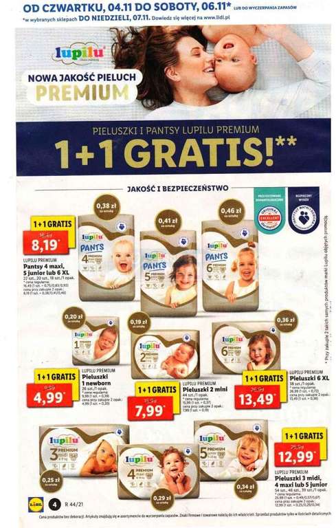 lidl promocje pieluchy