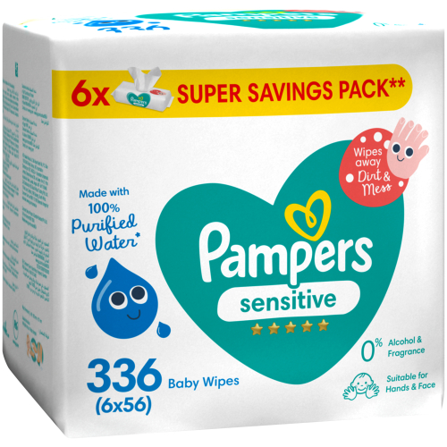 pampers sensitive 6pak