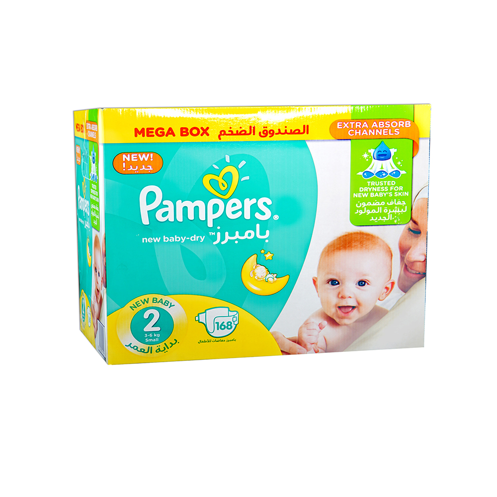 pampers mega box size 2