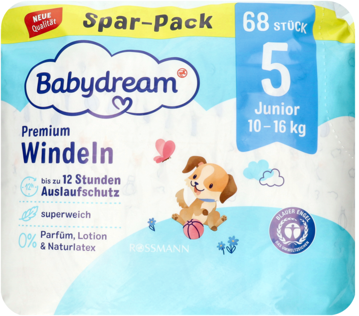 rossmann pieluchy babydream 3