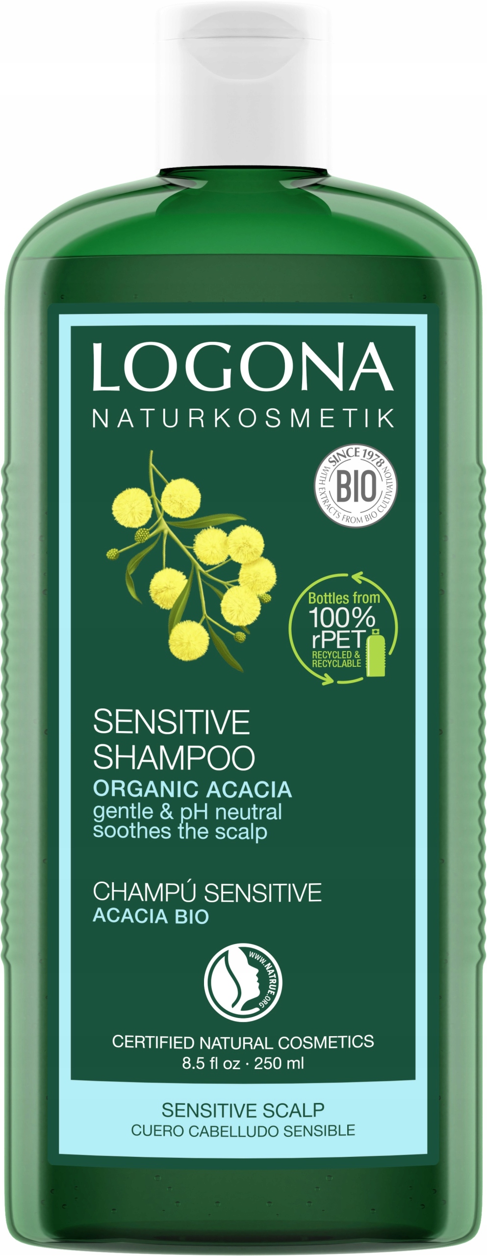 logona szampon sensitiv do wrażliwej skóry głowy 250ml