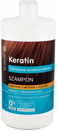 dr.sante keratin hair szampon odbudowujący do włosów łamliwych i matowych