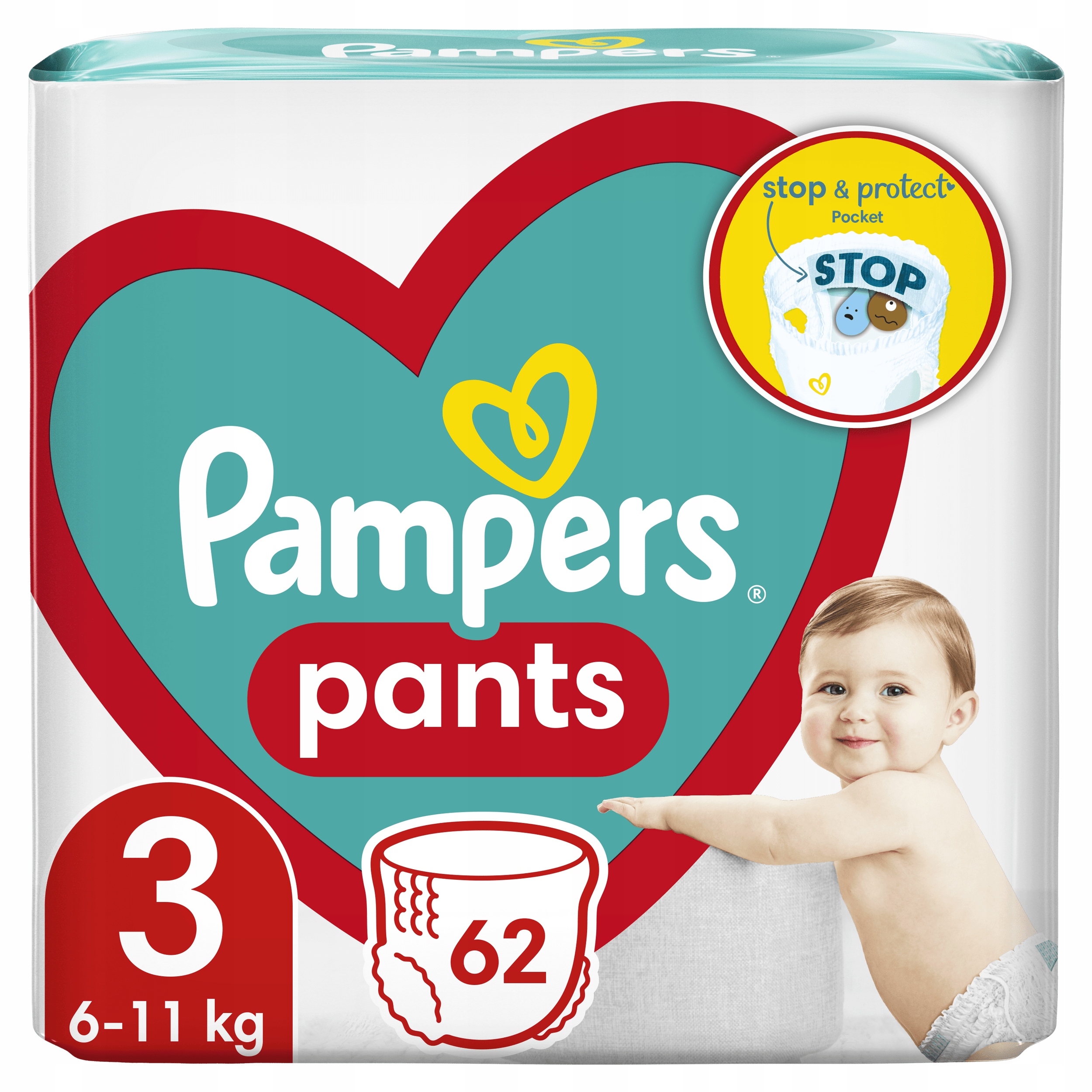 pieluchomajtki pampers jumbo pack