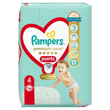 pieluchomajtki pampers białe premium care 4